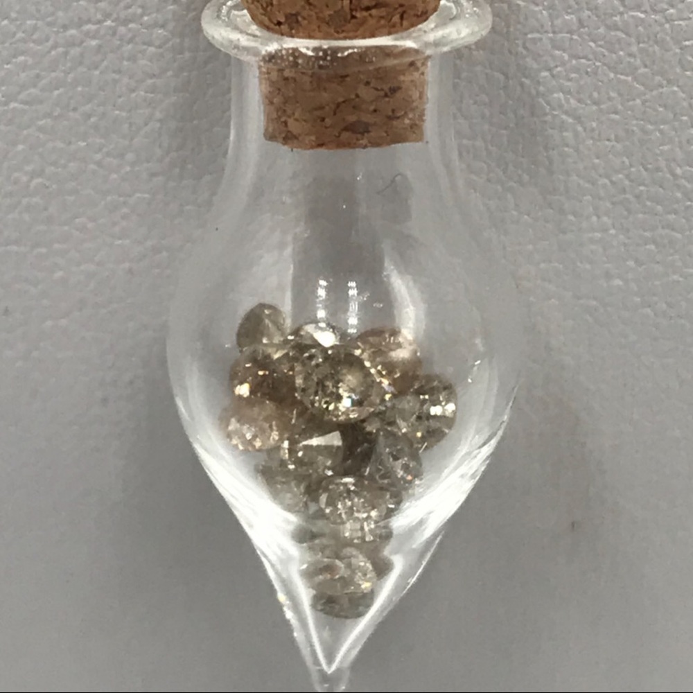 Bottle Full of Real Diamonds 1.5 Carats!